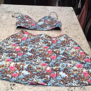 2piece floral outfit